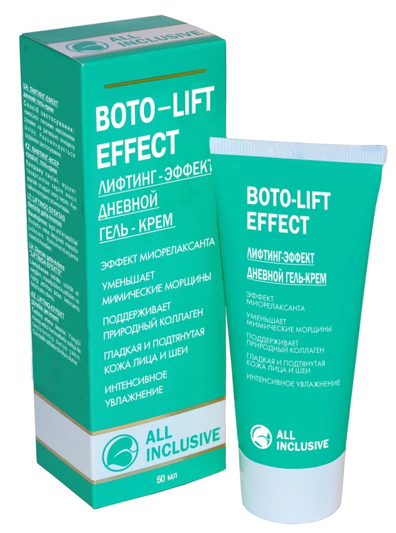 All Inclusive Boto-Lift Effect Гель-крем Лифтинг-эффект, крем для лица, дневной, 50 мл, 1 шт.