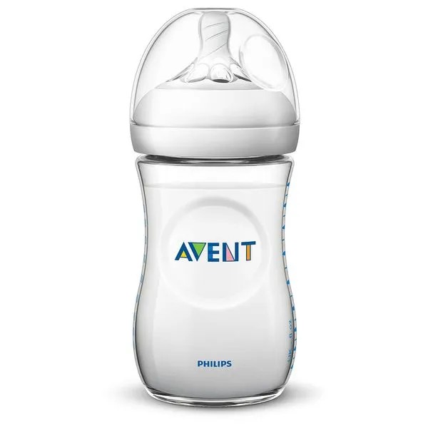 Philips Avent Бутылочка Natural 1 мес+, SCF033/17, 260 мл, 1 шт.