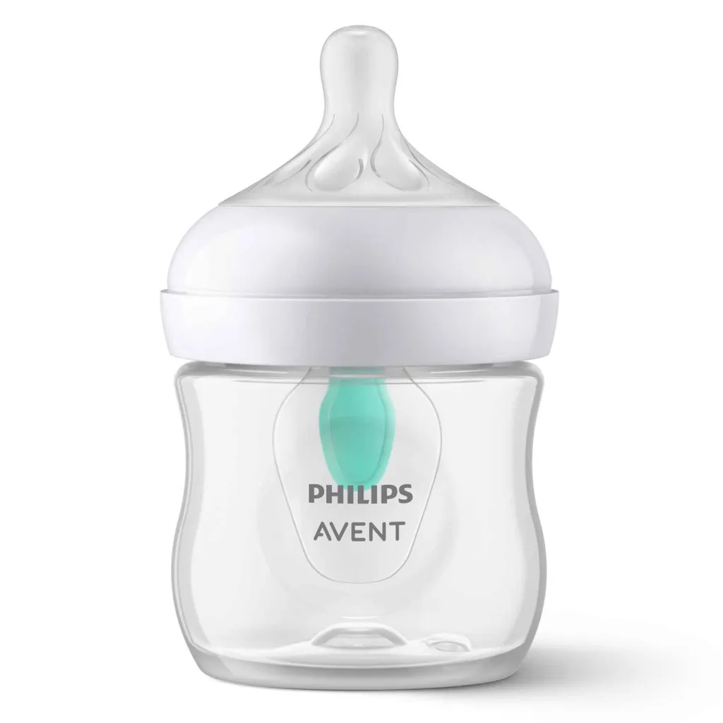 Philips Avent Бутылочка с силиконовой соской Natural Response 0m+, арт. SCY670/01, бутылочка для кормления, медленный поток, 125 мл, 1 шт.