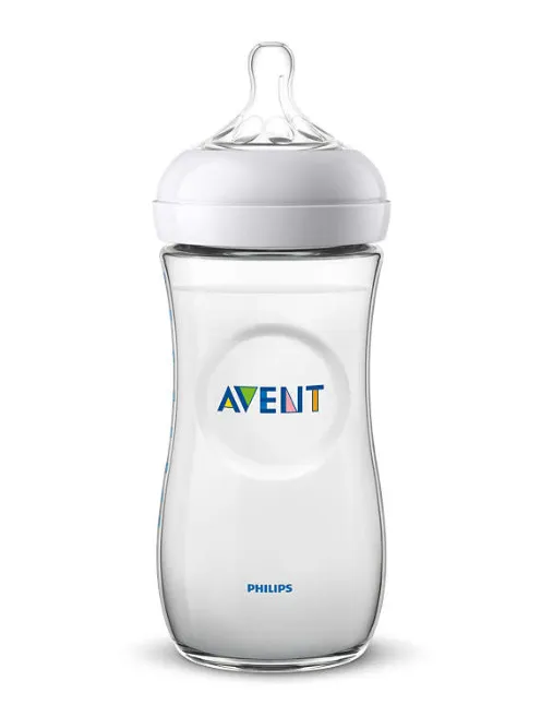 Philips Avent Детская бутылочка Natural, SCF036/17, для детей с 3 месяцев, бутылочка для кормления, 330 мл, 1 шт.