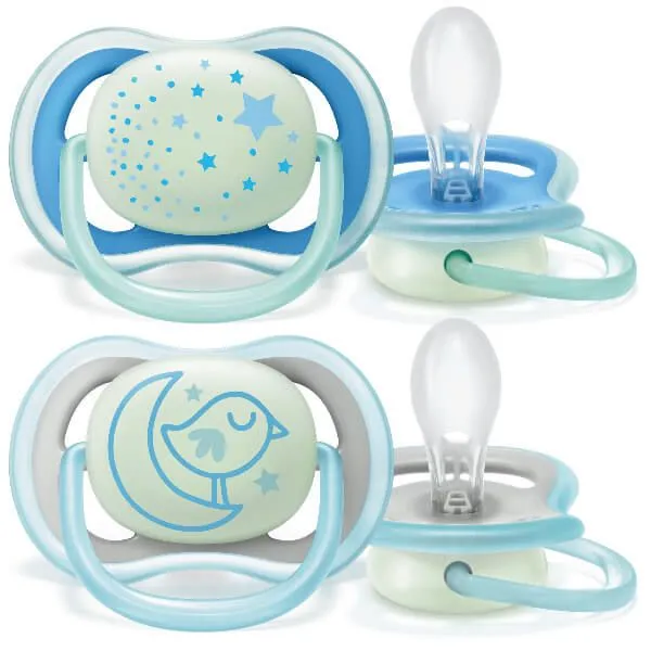 Philips Avent Пустышка Berry Nighttime, 6-18 месяцев, SCF376/21, 2 шт.