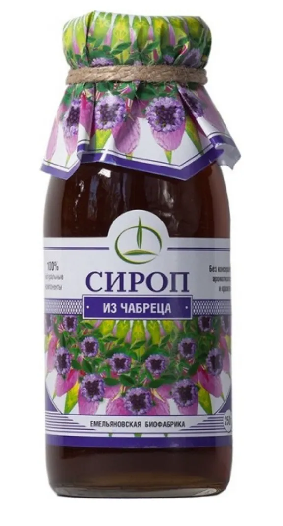 Сироп из чабреца, 250 г, 1 шт.