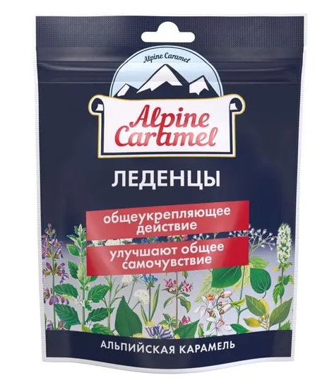 Alpine Caramel Леденцы, 75 г, 1 шт.