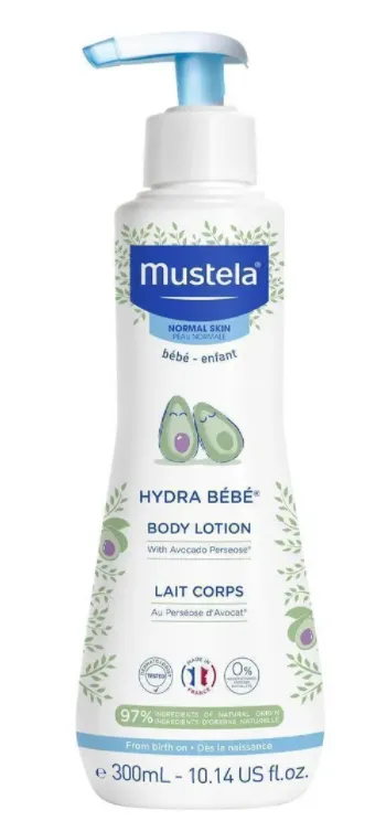 Mustela Hydra-Bebe Молочко для тела, молочко, 300 мл, 1 шт.