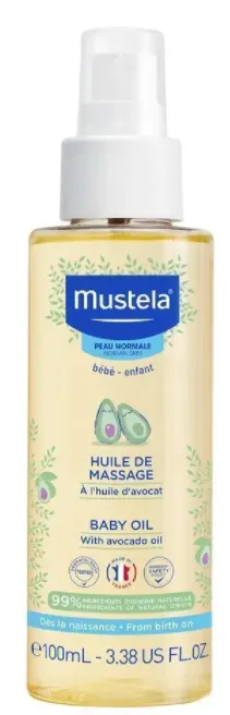 Mustela Массажное масло, масло для детей, 100 мл, 1 шт.