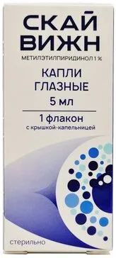 СкайВижн (глазные капли), 1%, капли глазные, 5 мл, 1 шт., Фермент Фирма