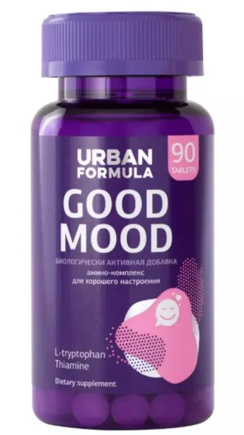 Urban Formula Good Mood Пустырник Актив, таблетки, 90 шт.