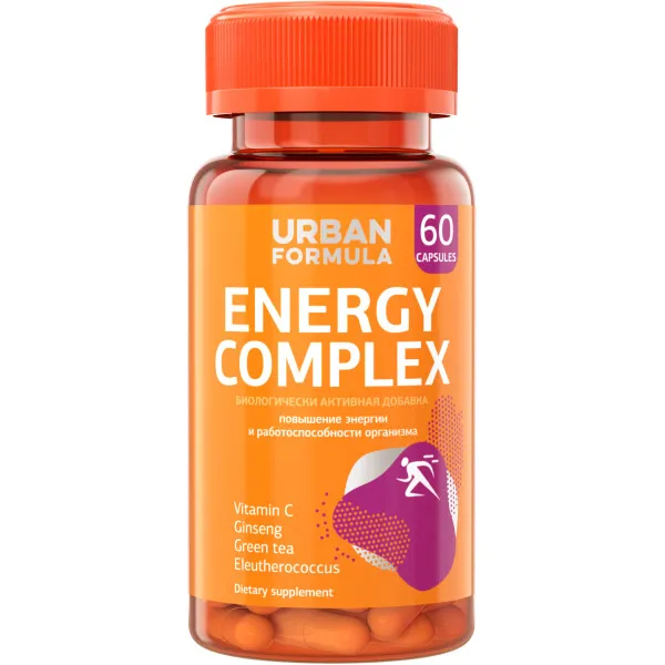 Urban Formula Комплекс для энергии, капсулы, 60 шт.