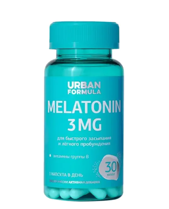 Urban Formula Melatonin Гармония сна, капсулы, 30 шт.