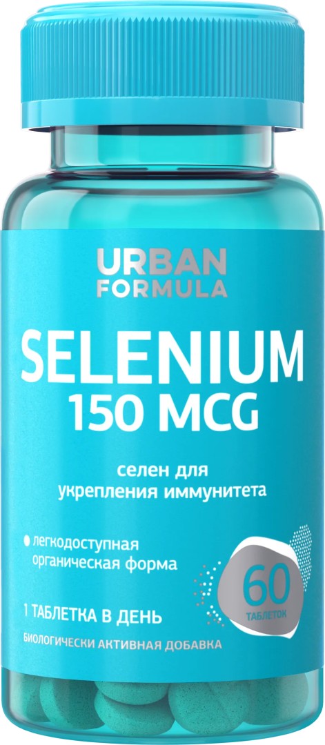 Urban Formula Selenium Селен, таблетки, 60 шт.