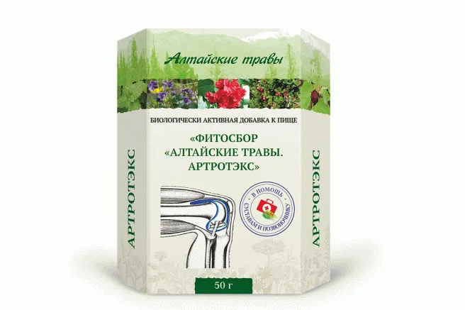 Алтайские Травы Фитосбор Артротэкс, фиточай, 50 г, 1 шт.