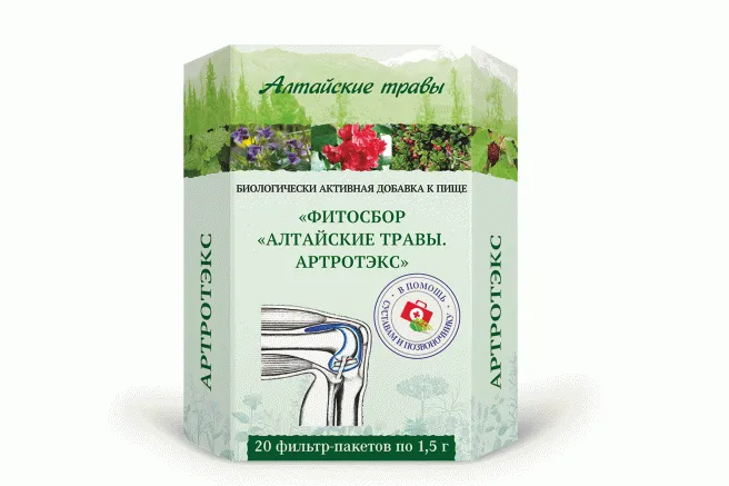 Алтайские Травы Фитосбор Артротэкс, фиточай, 1,5 г, 20 шт.