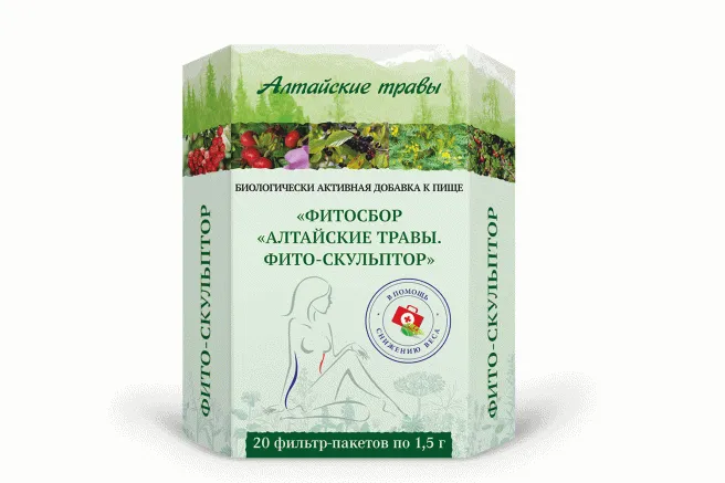 Алтайские травы Фитосбор Фито-Скульптор, фиточай, 1,5 г, 20 шт.