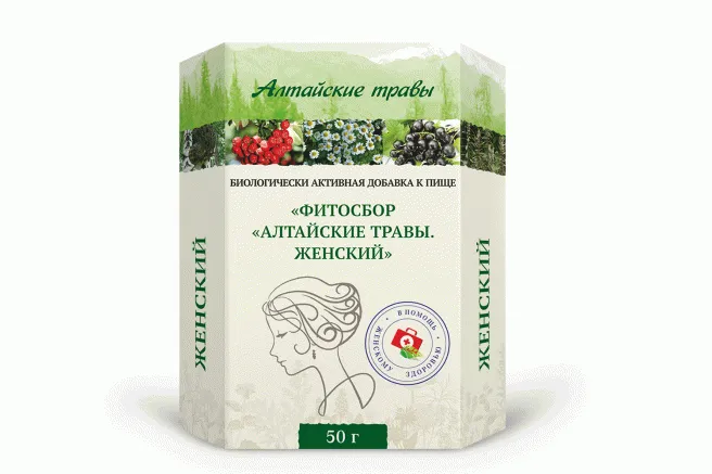 Алтайские травы Женский фитосбор, фиточай, 50 г, 1 шт.