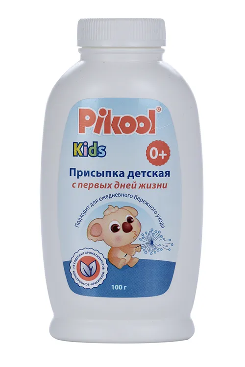 Pikool Kids Присыпка детская, присыпка для детей, 100 г, 1 шт.