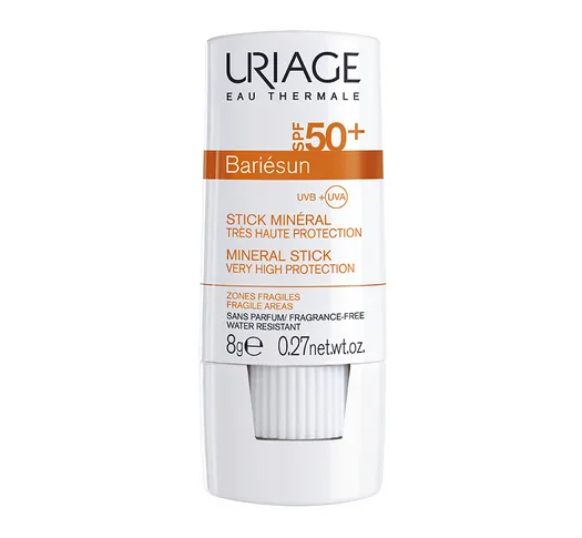 Uriage Bariesun Минеральный стик SPF50+, стик, 8 г, 1 шт.