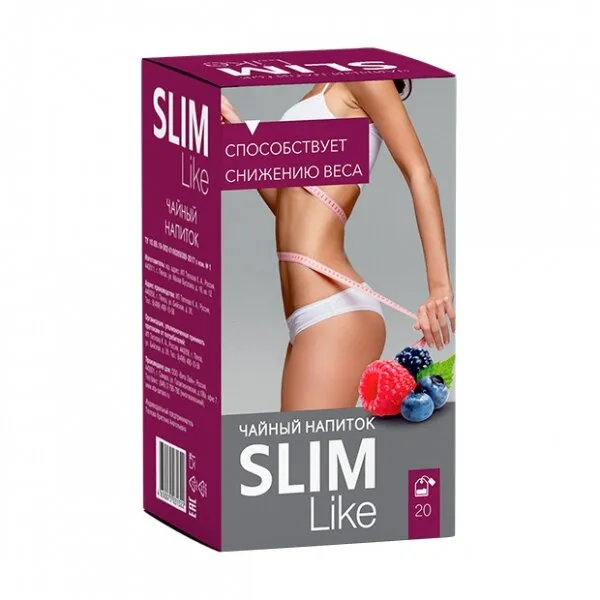 Slim Like фиточай, фиточай, со вкусом лесных ягод, 1.5 г, 20 шт.