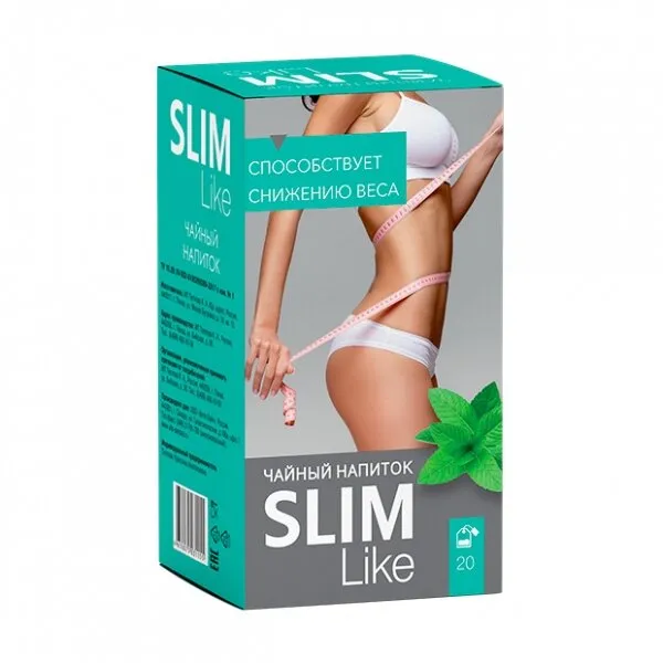 Slim Like фиточай, фиточай, со вкусом мяты, 1.5 г, 20 шт.