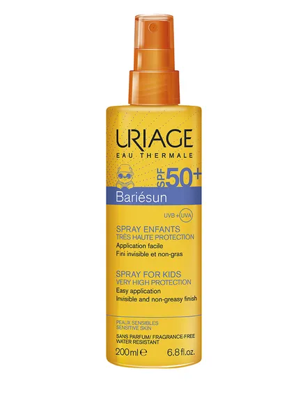 Uriage Bariesun Спрей для детей SPF50+, спрей, 200 мл, 1 шт.