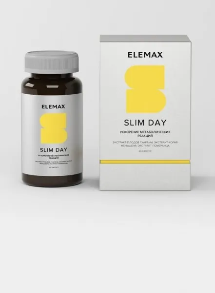 Elemax Slim Day, 400 мг, капсулы, 60 шт.