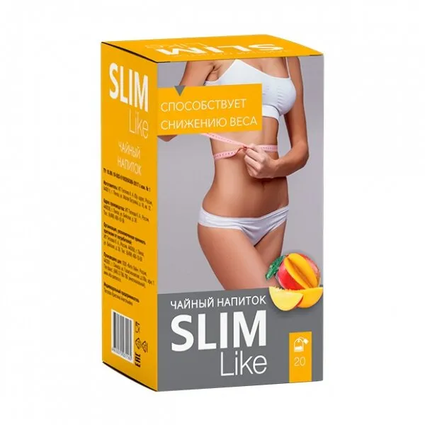 Slim Like фиточай, фиточай, со вкусом экзотических фруктов, 1.5 г, 20 шт.