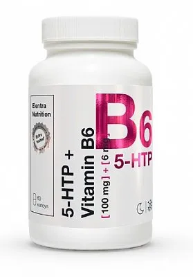 Elentra Nutrition 5-НТР+Витамин В6, капсулы, 60 шт.