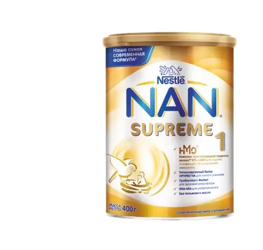 NAN Supreme, для детей с рождения, смесь молочная сухая, 400 г, 1 шт.