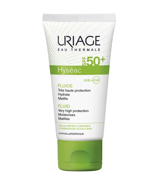 Uriage Hyseac Солнцезащитная эмульсия SPF50+, эмульсия, 50 мл, 1 шт.