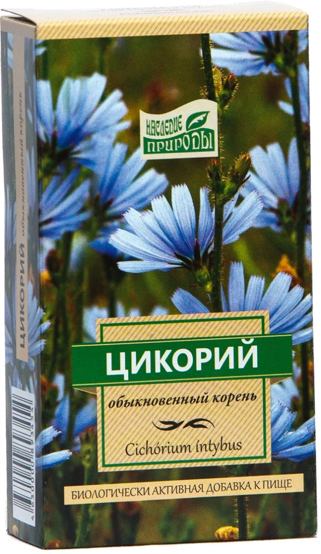 Наследие природы Цикорий обыкновенный корень, фиточай, 50 г, 1 шт.