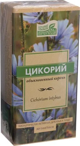 Наследие природы Цикорий обыкновенный корень, фиточай, 2.5 г, 20 шт.