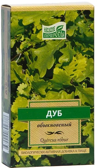 Наследие природы Дуб обыкновенный, сырье растительное измельченное, 50 г, 1 шт.