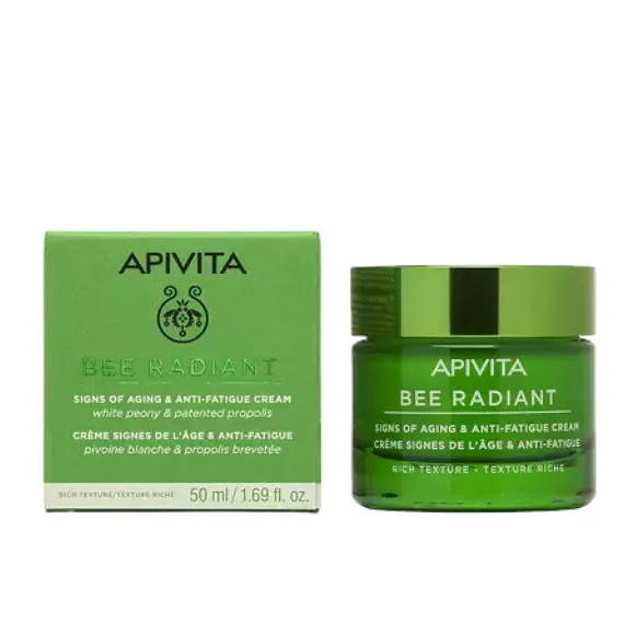 Apivita Bee Radiant Крем для лица с насыщенной текстурой, крем для лица, 50 мл, 1 шт.