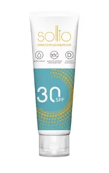 Sollio Крем Солнцезащитный SPF 30, крем, 100 мл, 1 шт.