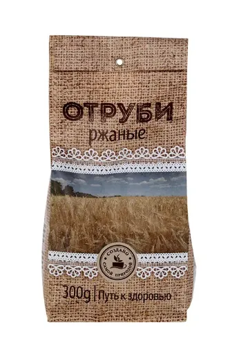 Солнце Алтая Отруби ржаные, отруби, 300 г, 1 шт.