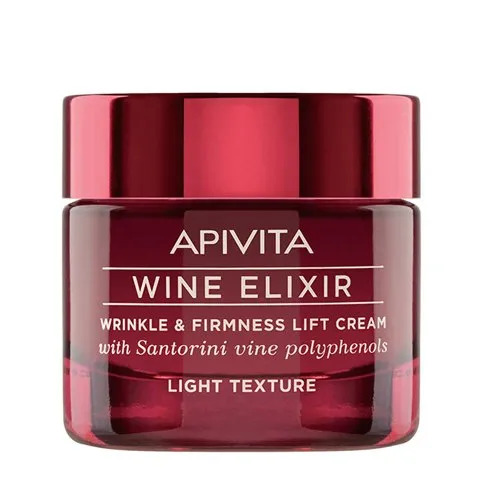 Apivita Wine Elixir Крем для упругости кожи, крем для лица, легкая текстура, 50 мл, 1 шт.