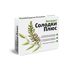 Солодка Плюс Экстракт, таблетки, покрытые оболочкой, 30 шт.