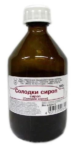 Солодки сироп, сироп, 100 г, 1 шт.