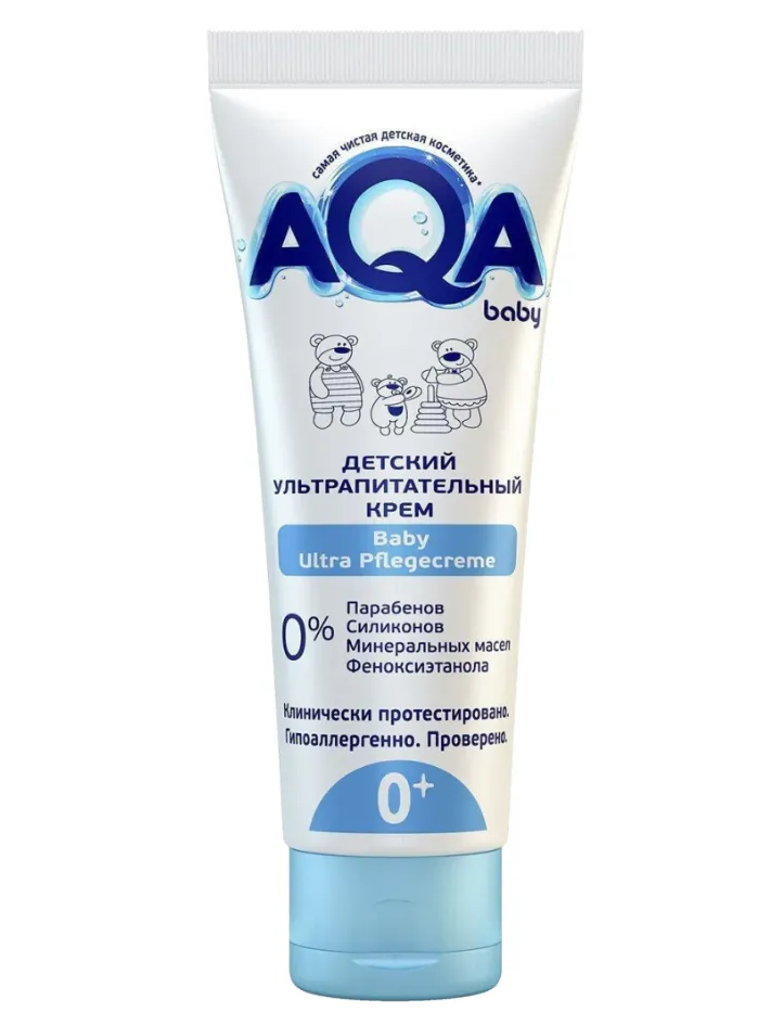 AQA baby Крем детский ультрапитательный, 75 мл, 1 шт.