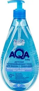 AQA baby пена для ванны детская успокаивающая, с лавандой, 500 мл, 1 шт.