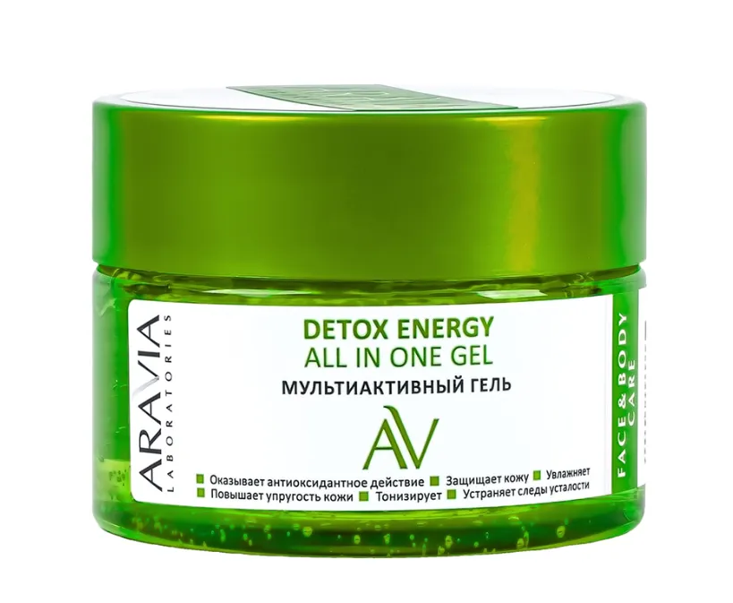 Aravia Laboratories Detox Energy Гель мультиактивный, гель, для лица и тела, 250 мл, 1 шт.