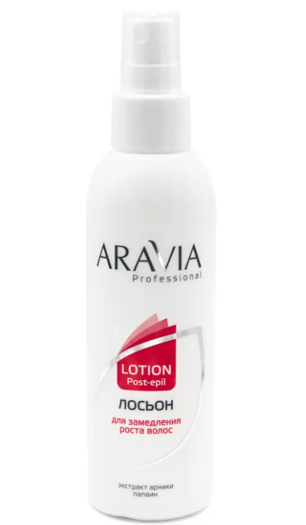 Aravia Professional Лосьон для замедления роста волос, лосьон, с арникой, 150 мл, 1 шт.