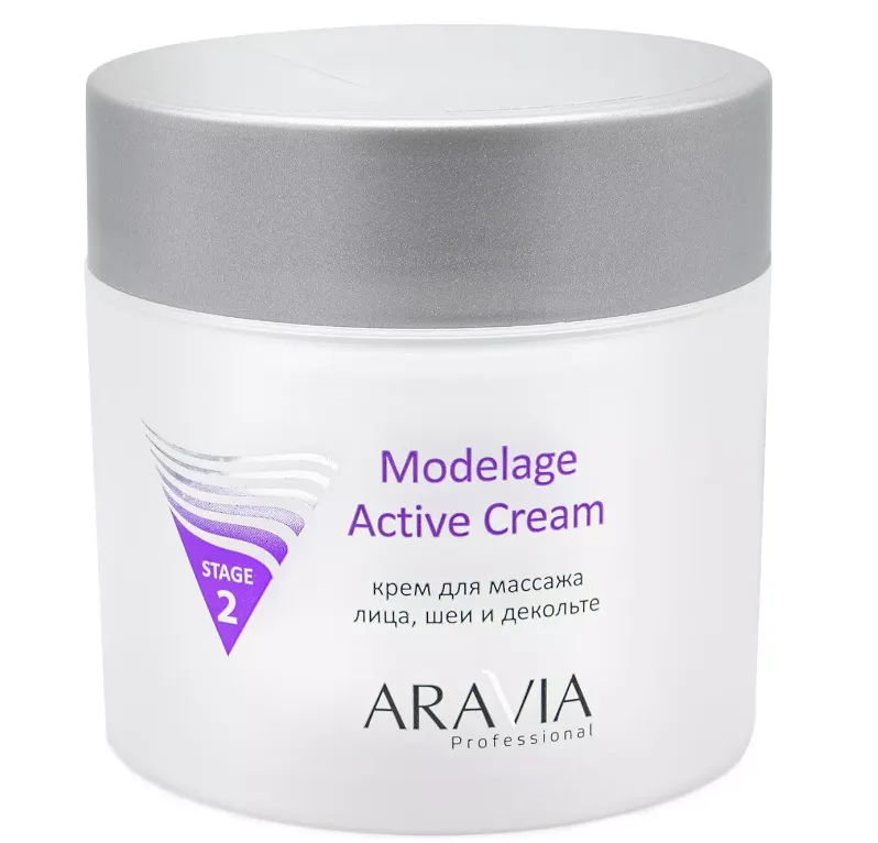 Aravia Professional Modelage Active Cream Крем для массажа, крем, для лица, шеи и зоны декольте, 300 мл, 1 шт.