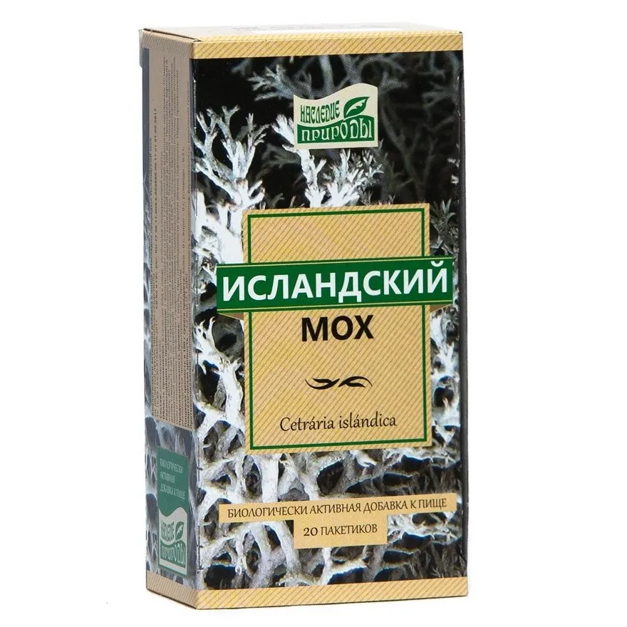 Наследие природы Исландский мох, фиточай, 2 г, 20 шт.