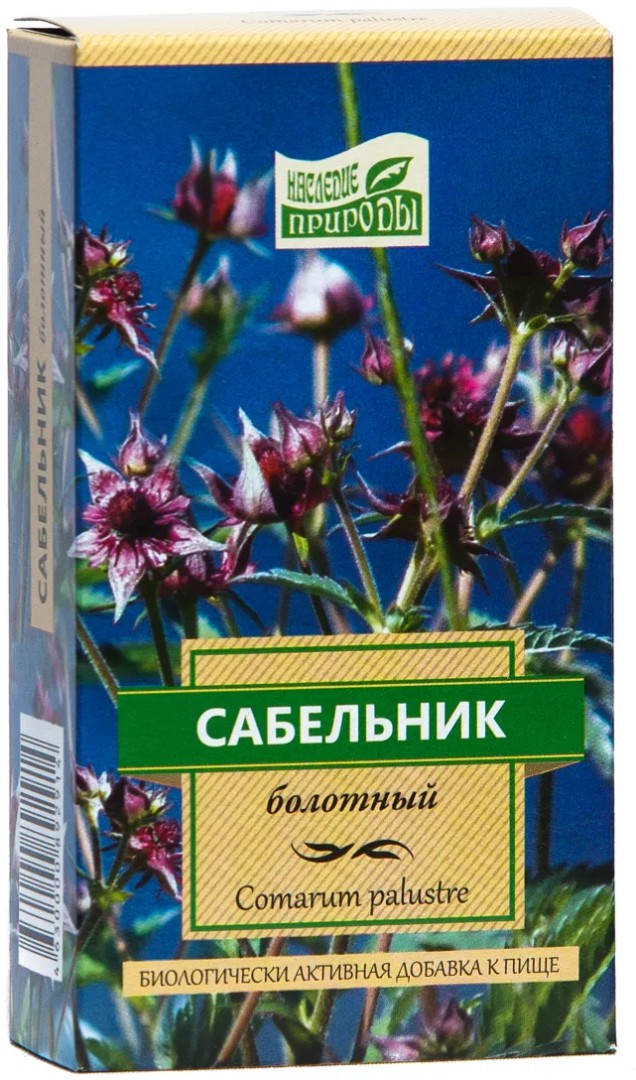 Наследие природы Сабельник болотный, сырье растительное измельченное, 50 г, 1 шт.