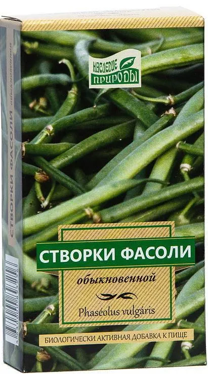 Наследие природы створки фасоли обыкновенной, сырье растительное измельченное, 50 г, 1 шт.