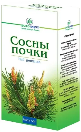 Сосны почки, лекарственное растительное сырье, 50 г, 1 шт., Фитофарм