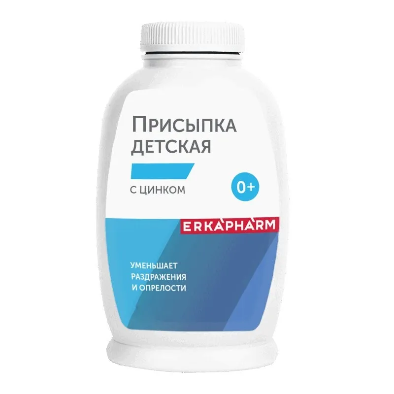 Эркафарм Присыпка детская, с цинком, 100 г, 1 шт.