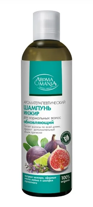 Aroma Mania Шампунь для волос, инжир, шампунь, 250 мл, 1 шт.