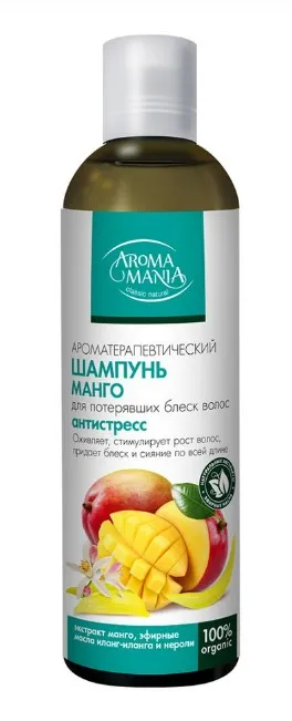 Aroma Mania Шампунь для волос, манго, шампунь, 250 мл, 1 шт.