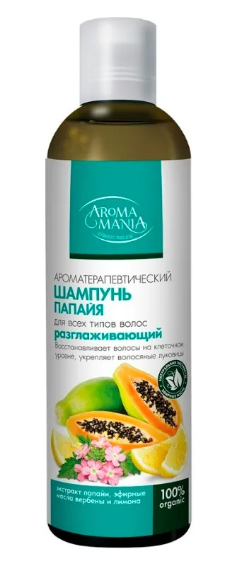 Aroma Mania Шампунь для волос, папайя, шампунь, 250 мл, 1 шт.